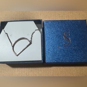 Savvy Cie Jewels Statement Initial Necklace